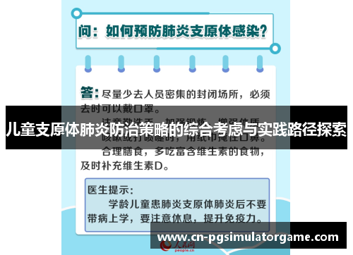 儿童支原体肺炎防治策略的综合考虑与实践路径探索