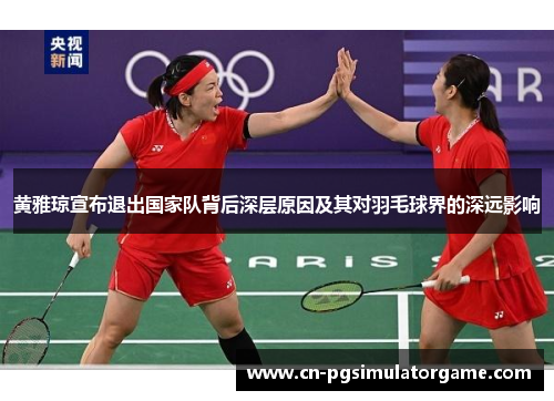 黄雅琼宣布退出国家队背后深层原因及其对羽毛球界的深远影响